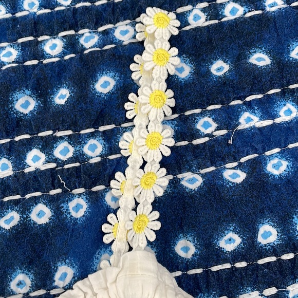 Anthropologie Maeve Crop Daisy Blouse - Picture 3 of 4